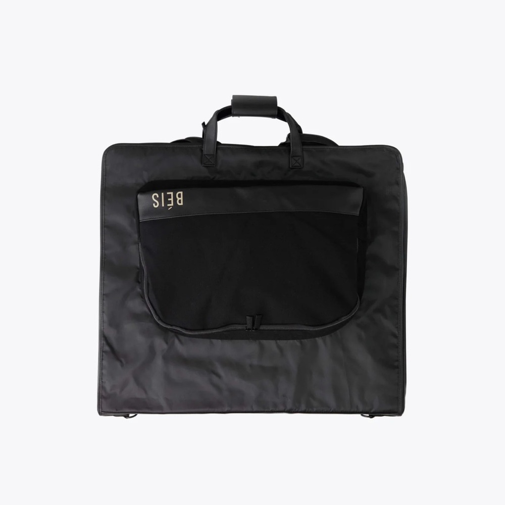 BEIS Black Travel Garment Bag Durable Luggage